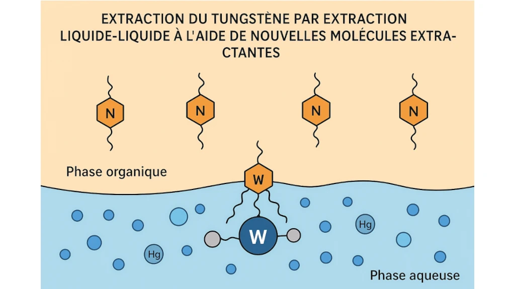 PEPR Sous-sol - Nouvelle chimie pour l’extraction du tungstène bannière