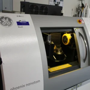 Photograph of the Phoenix Nanotom tomograph (Baker Hughes)
Funded by the FEDER