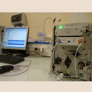 Ion chromatography (IC): separation and quantification of anions and cations in solution.